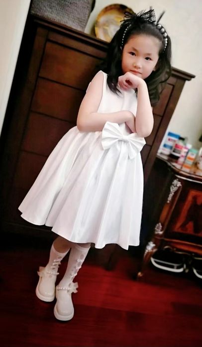 Белое платье для девочек