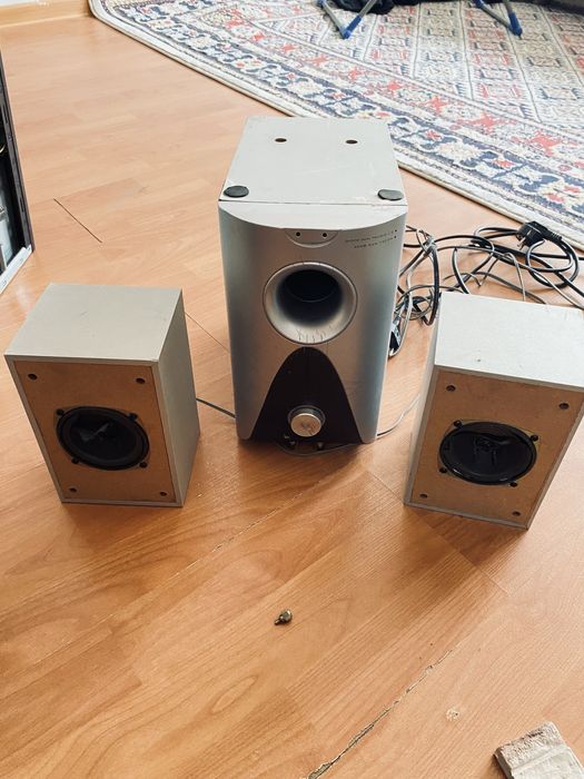 Колонки + сабвуфер на запчасти