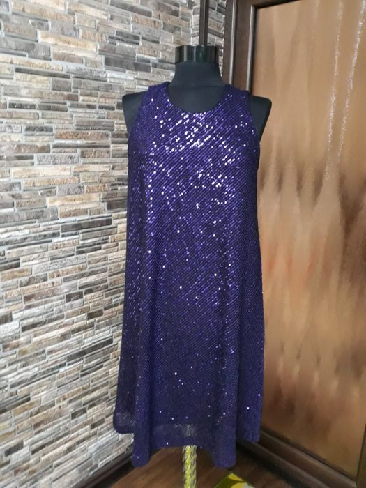 Rochie BSB Collection M, paiete mov, nouă, ocazie