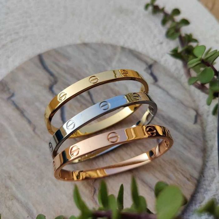 Луксозна гривна Cartier LOVE + отвертка златна, сребърна, розово злато