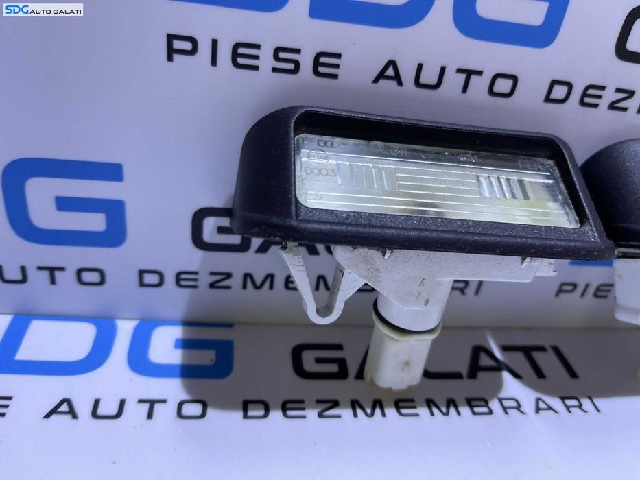 Set Bec Becuri Lampa Lampi Iluminare Numar Inmatriculare Citroen Berlingo 2 2008 - 2017 Cod 3202000551 9683421680 [AV1246]