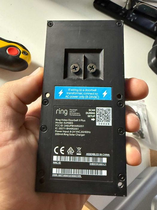 Ring  Doorbell 3 Plus Видео звънец Wifi безжичен Смарт камера /Вътрешна камера Ring 1080P HD видео с WiFi