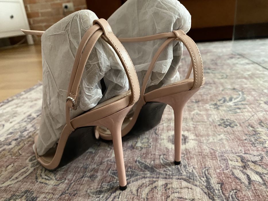 Sandale nude piele Mango Capsule
