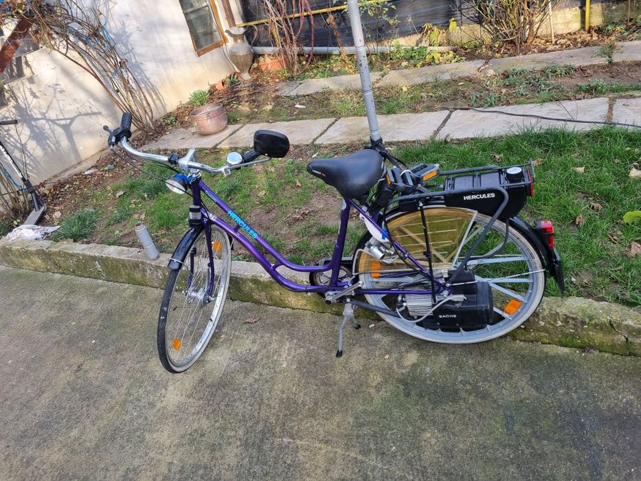 Hercules saxonette bicicleta cu motor termic