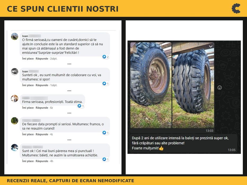 Anvelope Cauciucuri 340/85R24 340/85 R24 340/85-24 13.6R24 3408524 Bkt Tractor Punte Spate Utilaje Agricole SH Second Hand GARANTIE Garantie 1 An