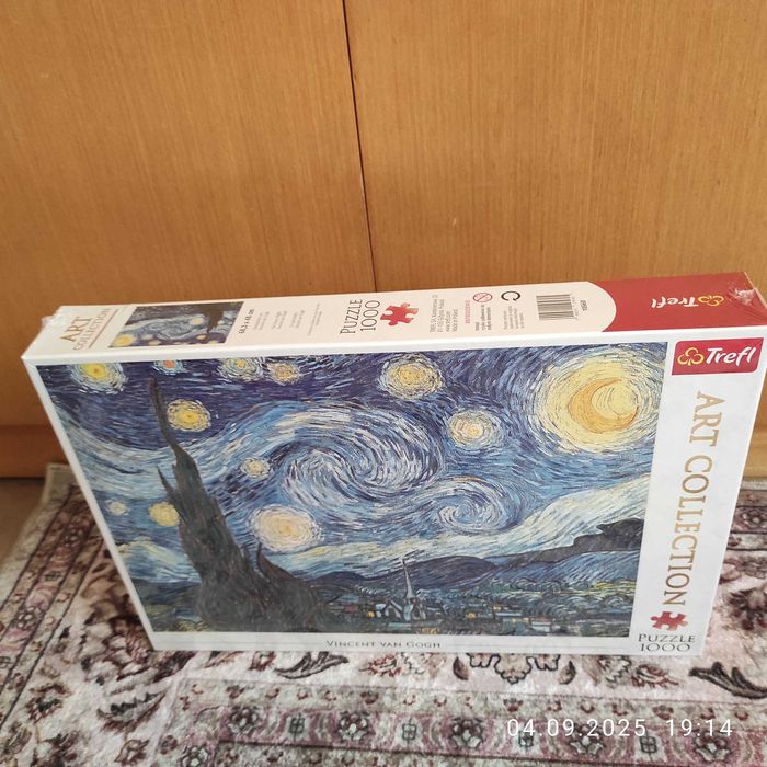 Нов пъзел Звездна нощ на ВАН ГОГ, 1000 части, отличен подарък!