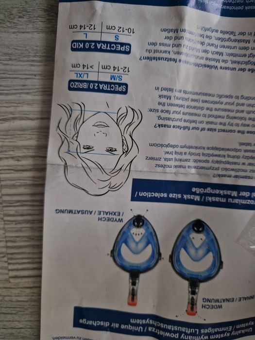 Casca Snorkeling full face Aqua Speed