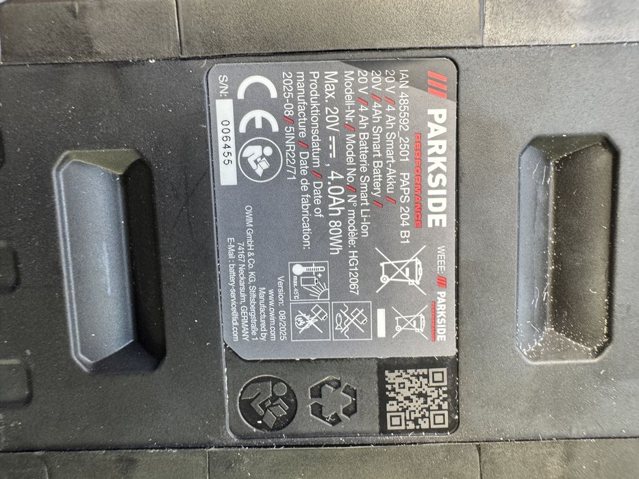Acumulator parkside 4ah -2 bucati