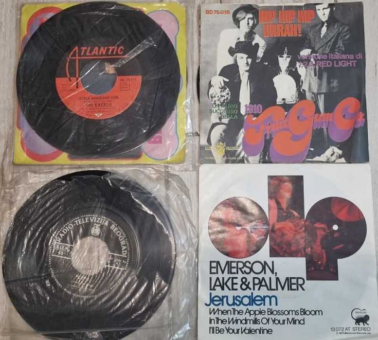 Diferite discuri vinil de 17cm