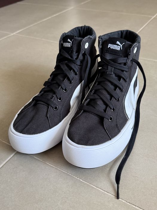 Puma  Кецове Kaia 2.0 с равна платформа, Черен, Бял, 3.5
