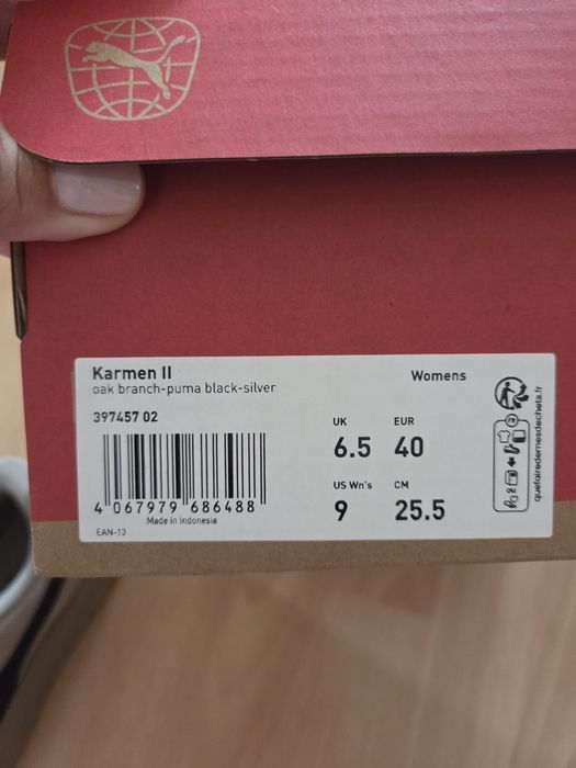 Puma Flatform piele intoarsa bej, Karmen II, nr 40