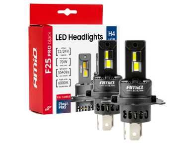 LED Крушки H4 AMIO 70W 12-24V