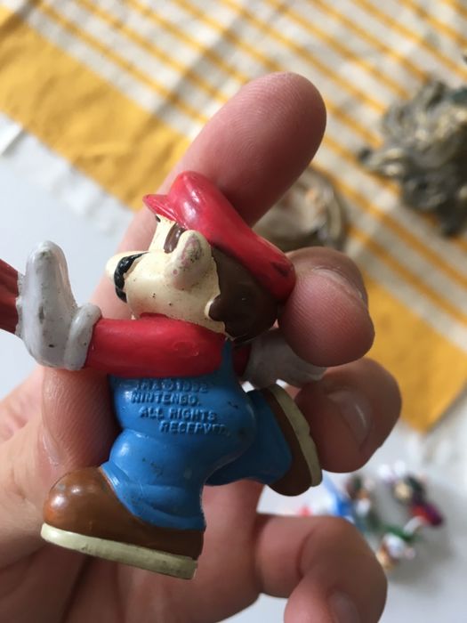 nintnedo MARIO figurina f rara originala joc pc NS 1992 PVC cauciucat