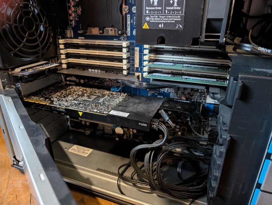 Работна станция HP Z8 G4 - Xeon Gold 6134, 64GB RAM, Quadro P4000, 1х NVMe, 1x 4TB HDD