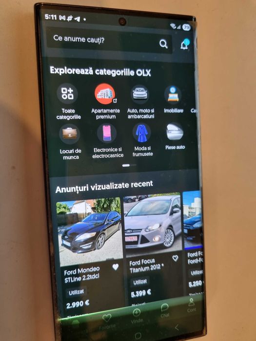 Samsung galaxy s23 ultra 256gb sticla crapata
