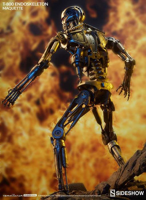 Statueta TERMINATOR Endoskeleton  maquette by Sideshow Collectibles EX