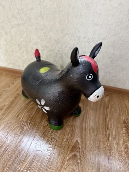 Детский резиновый ослик