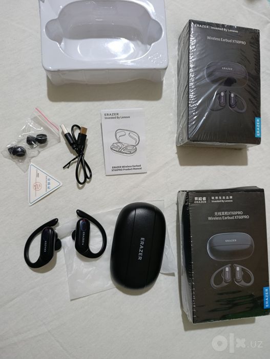ERAZER by Lenovo Блютуз наушники беспроводные спорт Bluetooth sport