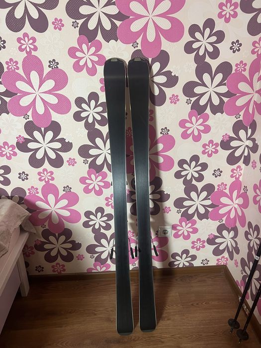 Лыжи Elan 140 см +крепление+палки