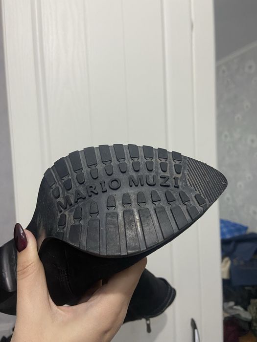 Сапоги замшевые, натуралка