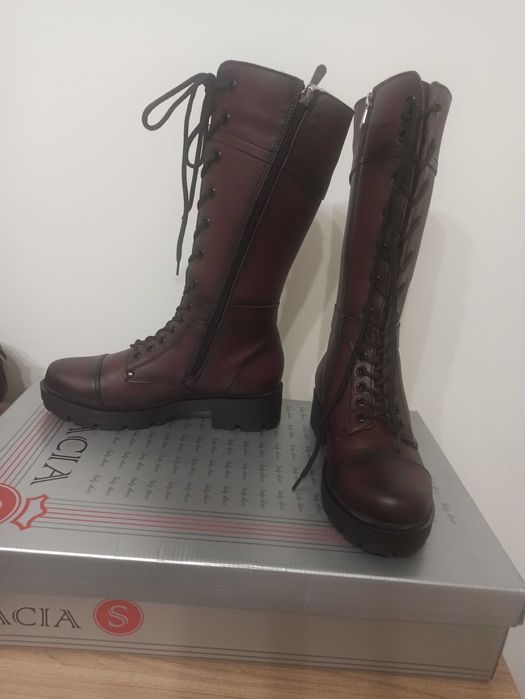 Ботуши естествена кожа 38 номер