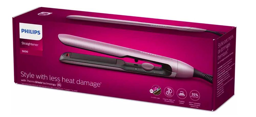 Преса за коса Philips BHS530/00, йонизация, 12 степени