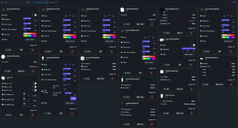 BTF-lighting,THIRDREALITY,GLEDOPTO,ZigBee HomeAssistant
