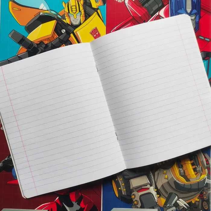 Комплект Тетрадей - Transformers. MARVEL. 5 штук.