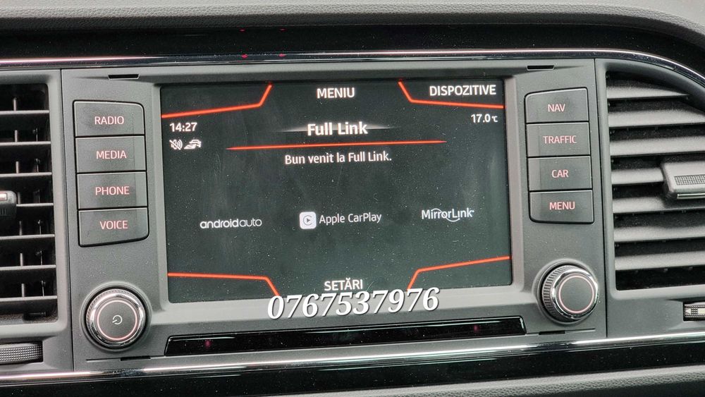 FullLink Waze Apple CarPlay/Android Auto Seat Cupra Leon,Arona,Ateca