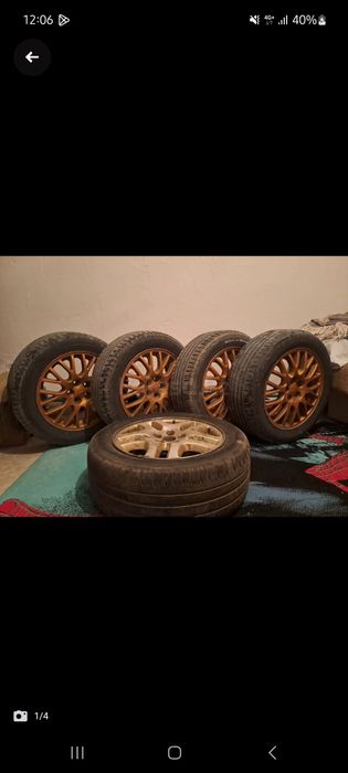 Титанки на субару 5 шт с пакрышками