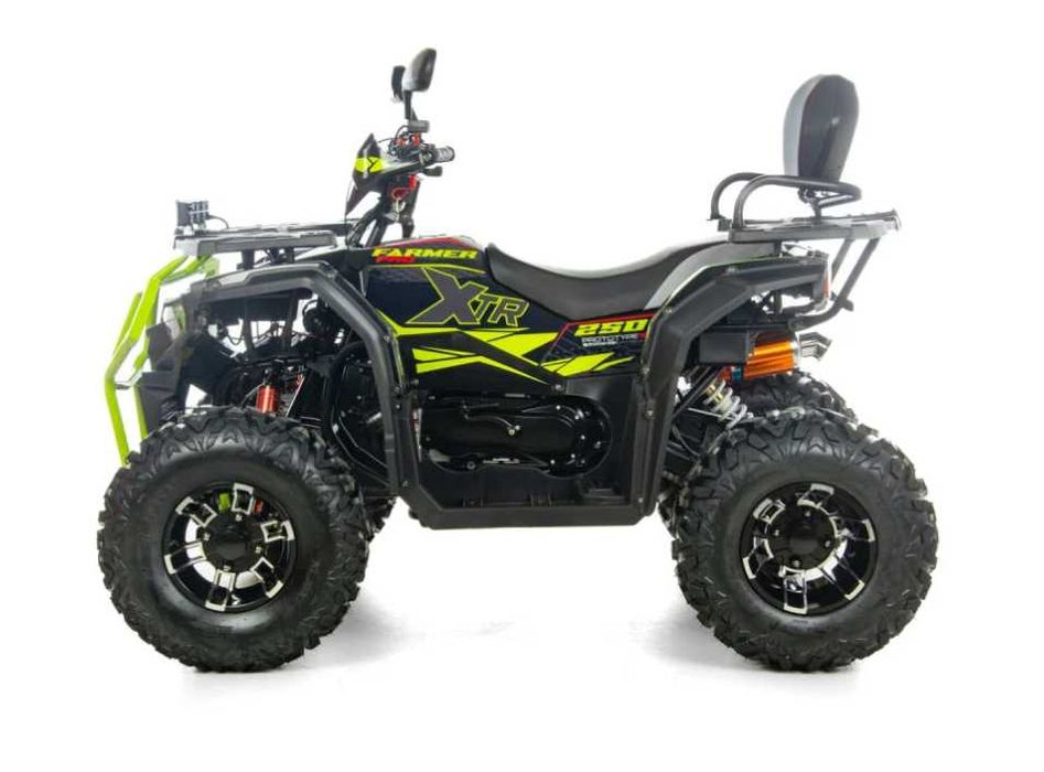 ATV XTR Pro Farmer X1 019, roti 10 inch, 250cc, 1+1 viteze,negru/verde