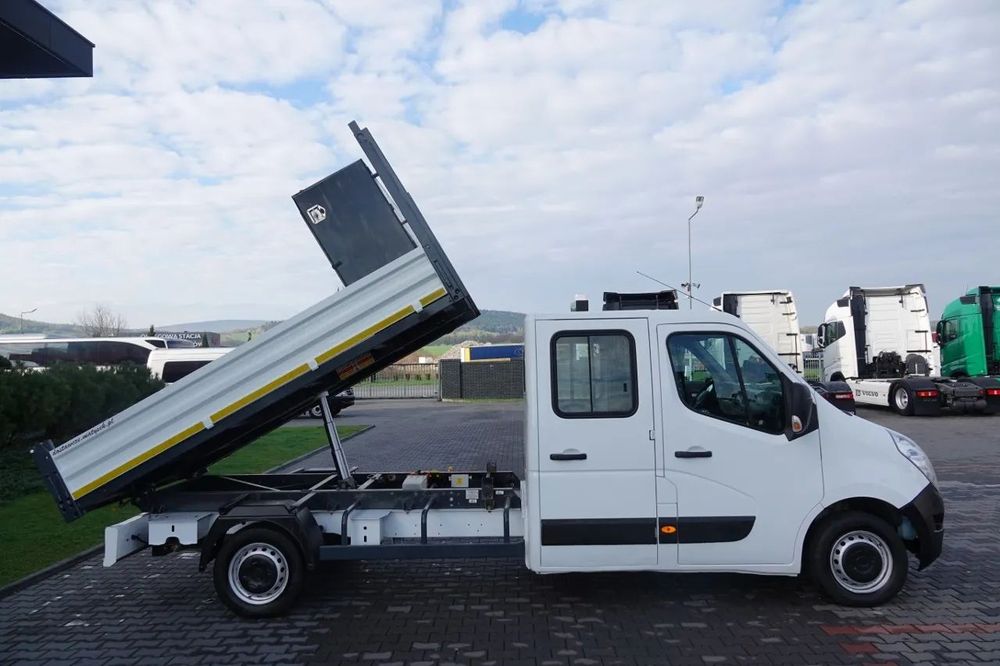 Renault MASTER / DCI 135 / BASCULATOR / CAMION CU OPȚIUNI 7 LOCURI / MANUAL