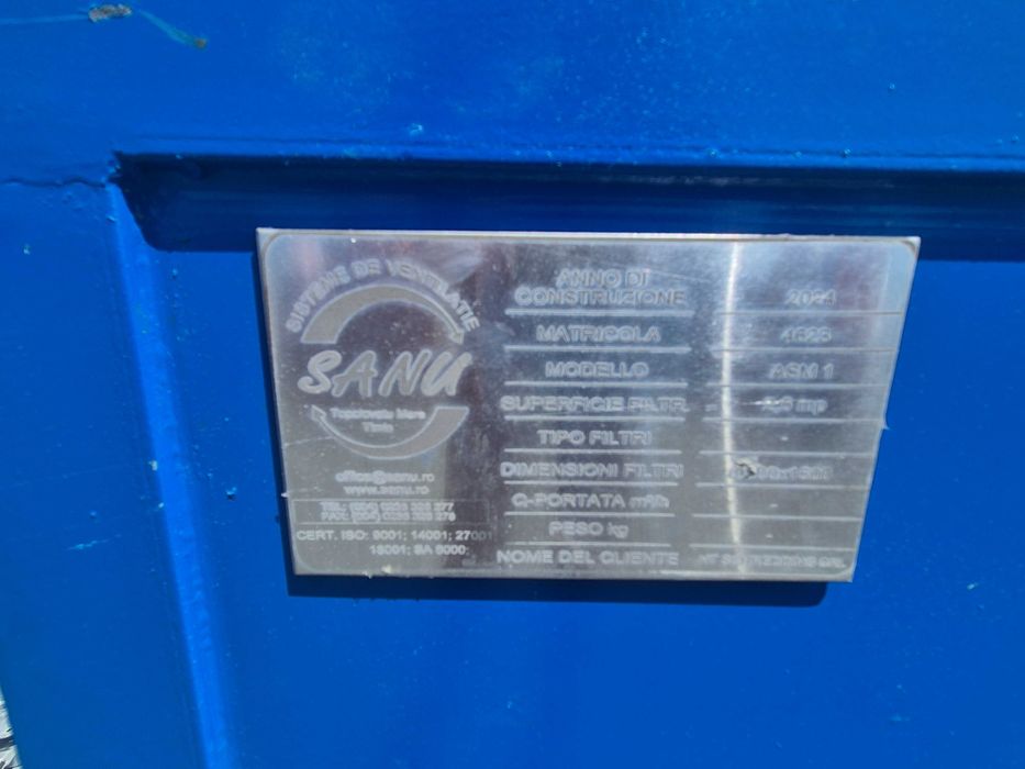 Exhaustor/ Ventilator centrifugal industrial SANU