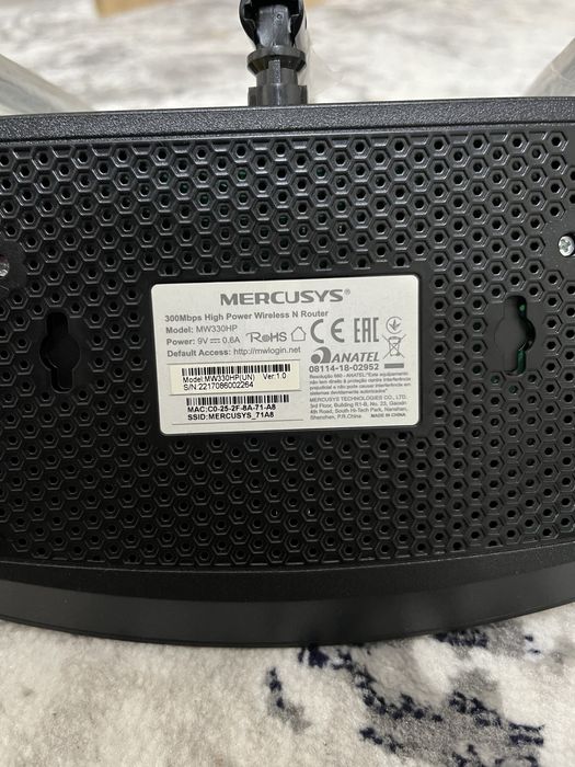 WIFI ROUTER MERCUSYS MW330 новый срочно продаем