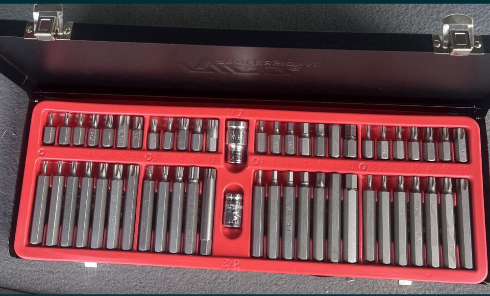 Битове торкс Rico 54 части TORX SPLINE TORX-H