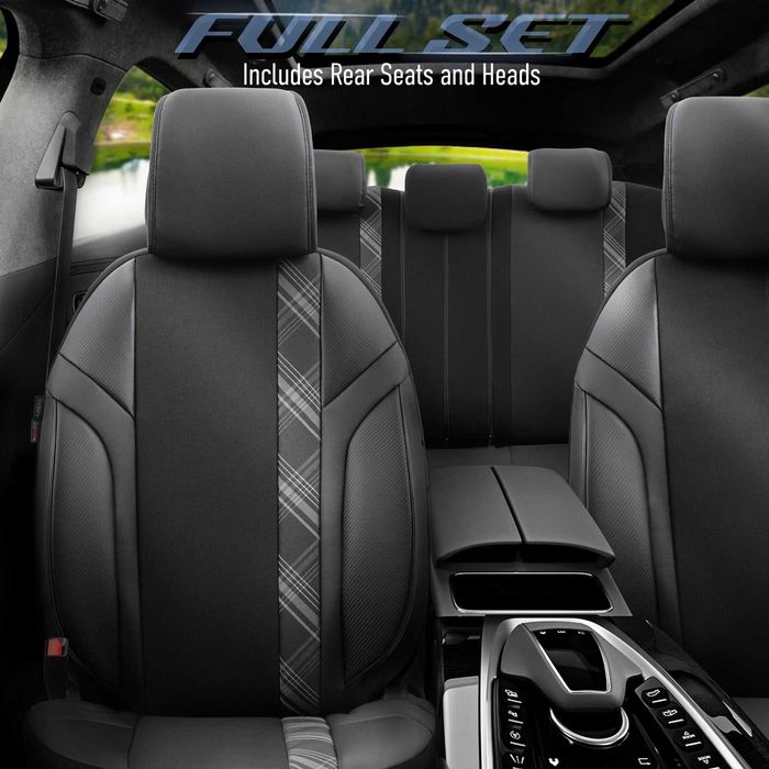 Комплект Тапицерия За Кола OTOM, Текстил/Кожа