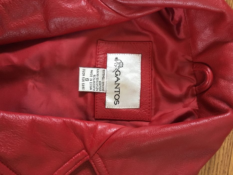 Дамско яке-сако естествена кожа