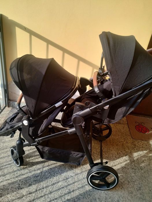 Căruț dublu copii /  usor de manevrat