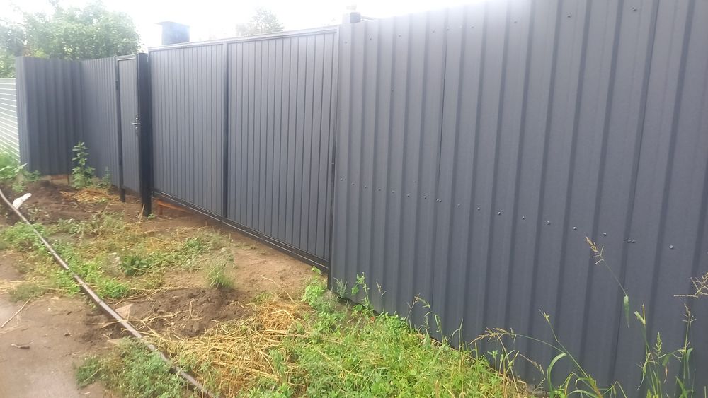 Заборы ворота навесы