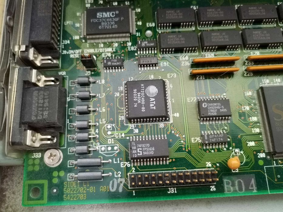 Unitate pc 486 SX la 25Mhz , 4 Mb EDO RAM, HDD 170 Mb, flopy, retro