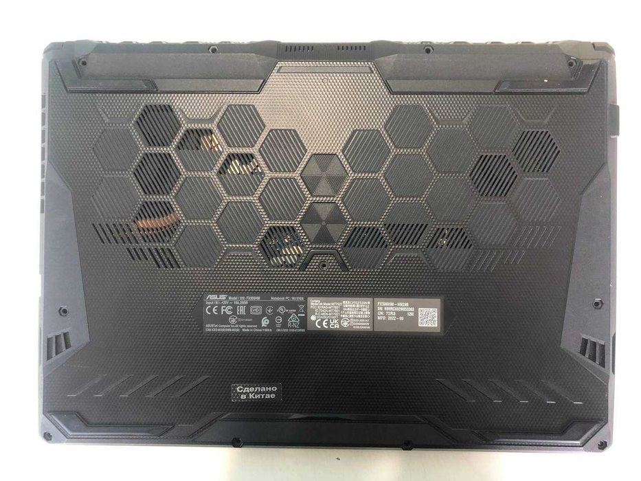 Продажа запчастей ноутбука ASUS TUF Gaming F15 FX506HM (RTX 3060)