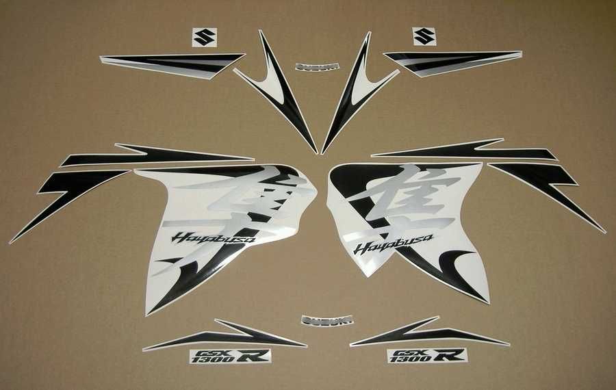 Стикери Сузуки 1340 Hayabusa 2008-2009г лепенки Suzuki Хаябуса графики