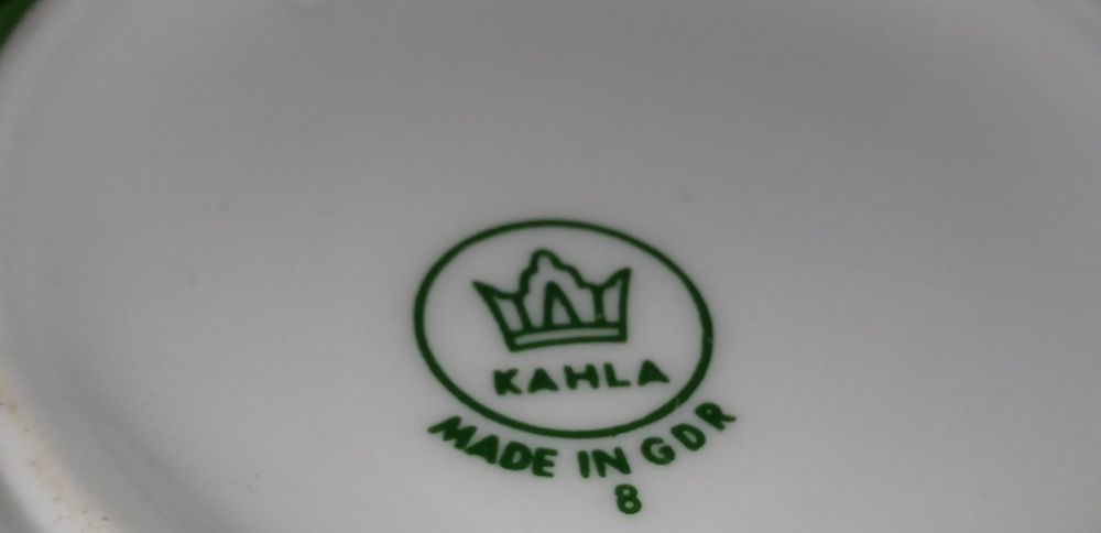 Чайник заварной (550 мл) и сливочник Kahla ГДР, мейсонский букет