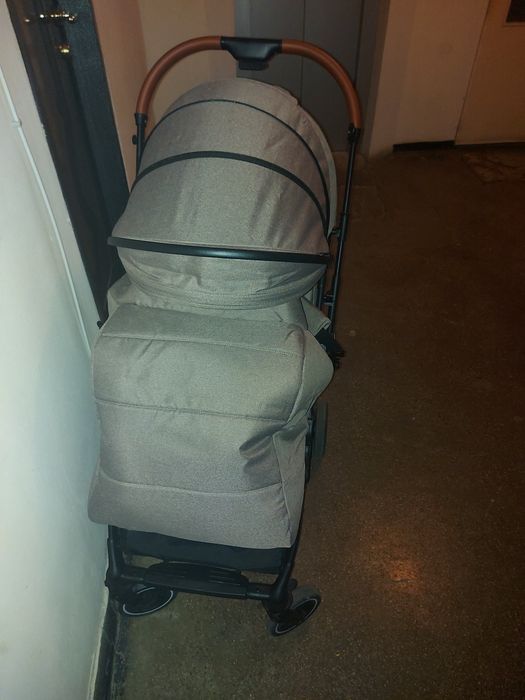 Cărucior sport L-Sun compact pliabil (tip troller) - Stare bună + Husă