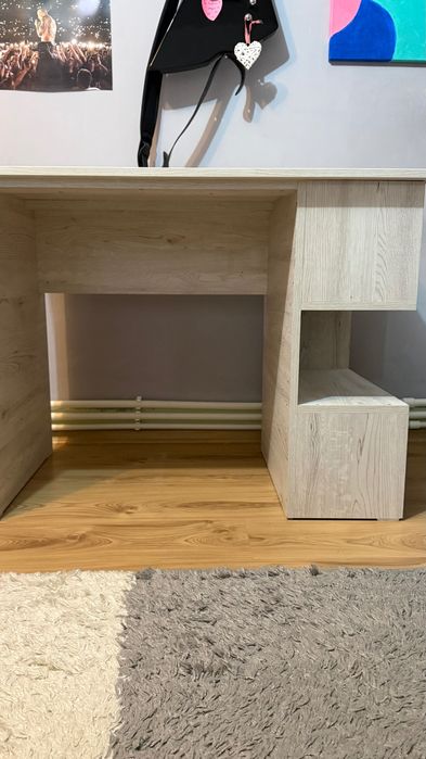 Birou de vânzare din pal melaminat decor lemn