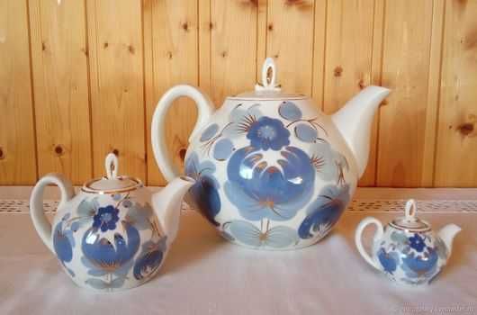 Набор из трёх чайников СССР