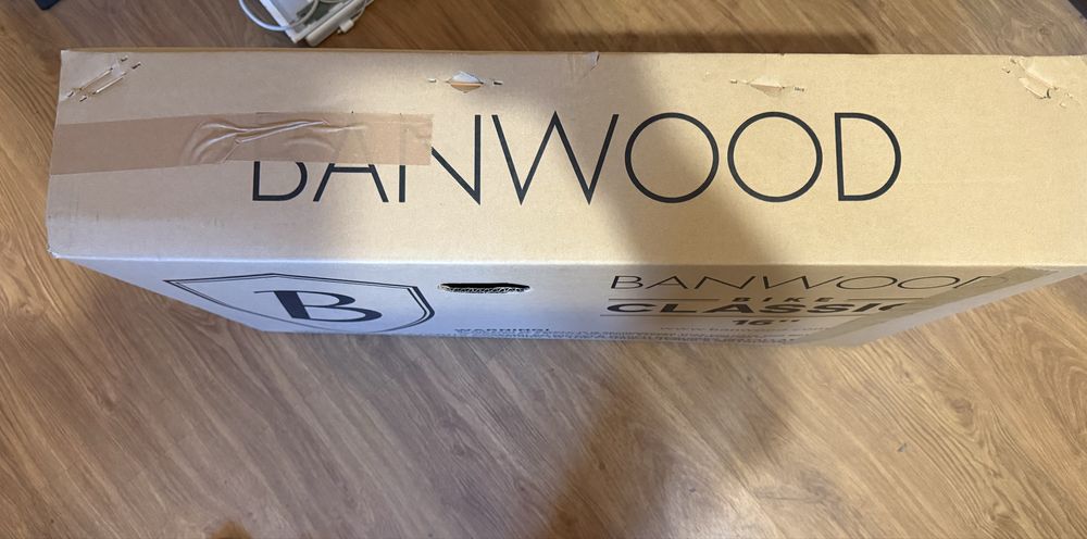 Детски Велосипед BANWOOD 16'', Бял