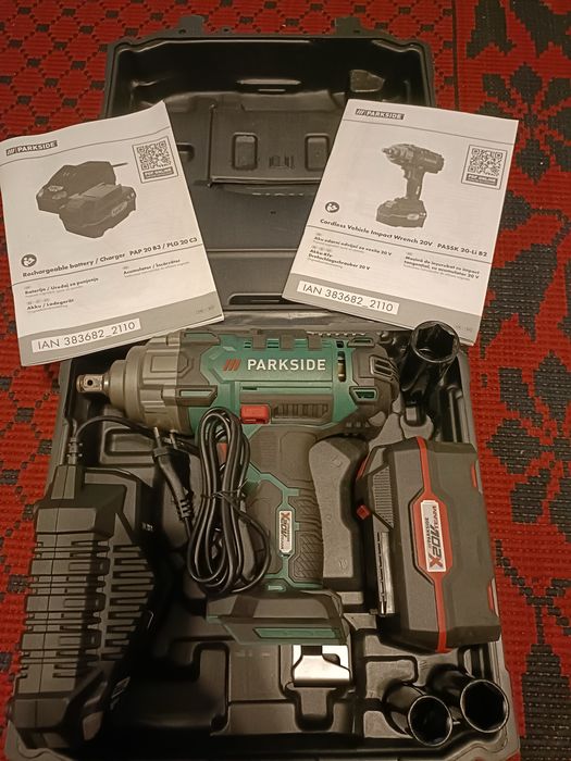 Cheie Pistol Impact Parkside 20V 400Nm