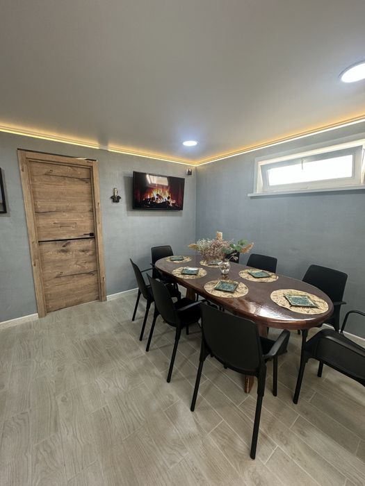 Баня на дровах с купелью.