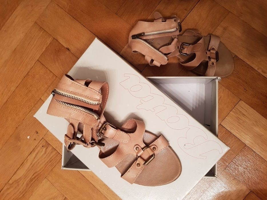 Sandale piele bej - Bata , marimea 37